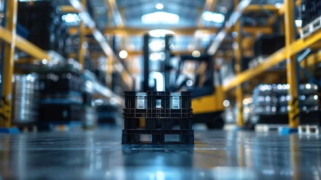 Pallet Industriale Termoformato In Hdpe Per Carichi Pesanti.