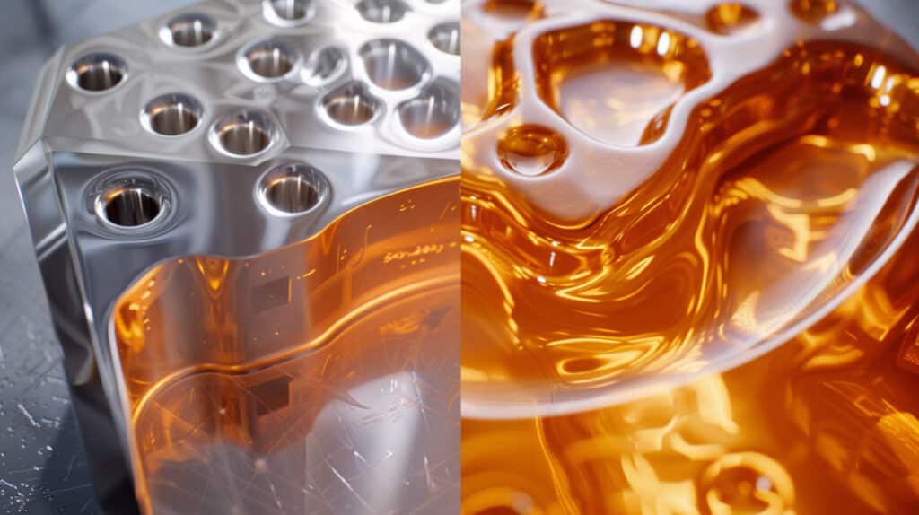Colata Di Resina Epossidica In Un Master Plug Per Attrezzaggio Prototipale Rapido.