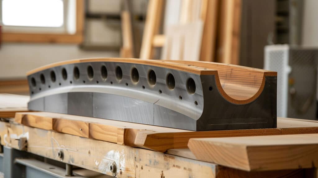 Dima Di Taglio Personalizzata (Nesting Fixture) Che Blocca Un Pezzo Tramite Sistema A Vuoto.