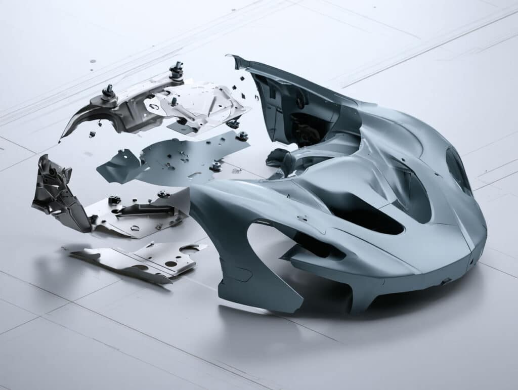 Conversione Da Metallo A Plastica Per Alleggerimento: Ingegneria Della Sostituzione Strutturale 2 Schema Di Consolidamento Componenti: Assemblaggio Multiparte Metallico Vs Singolo Pezzo Monolitico Termoformato.